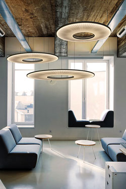 Iris suspension anneau horizontale 80cm. Dix Heures Dix. 
