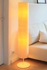Funk lampadaire grand abat-jour en bois d Funk lampadaire grand abat-jour en bois d