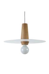 Grande suspension en métal et bois 40cm Disco. Dreizehngrad 13°. Grande suspension en métal et bois 40cm Disco. Dreizehngrad 13°.