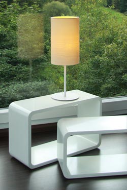 Funk lampe en bois d