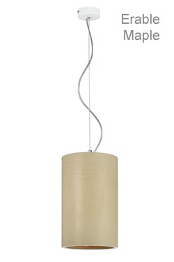 Funk long pendant lamp in walnut wood. Dreizehngrad 13°. 