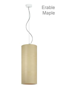 Funk long pendant lamp in walnut wood. Dreizehngrad 13°. 