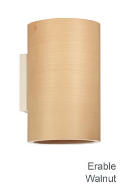 Funk maple wood wall light. Dreizehngrad 13°. 