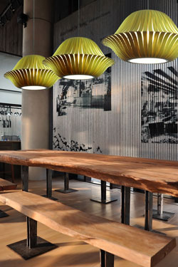 Tango green wooden suspension 100 cm. Dreizehngrad 13°. 