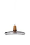 Industrial pendant lamp shade large in anthracite glass. Dreizehngrad 13°. 