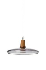 Industrial pendant lamp shade large in anthracite glass. Dreizehngrad 13°. 