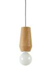 Pendant light in wood, large model Disco. Dreizehngrad 13°. 