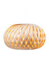 Swing round pendant lamp in bleached wood. Dreizehngrad 13°. Swing round pendant lamp in bleached wood. Dreizehngrad 13°.