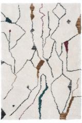 Fragmance violet tapis graphique sur fond écru 135x190 cm. Edito Paris. Fragmance violet tapis graphique sur fond écru 135x190 cm. Edito Paris.