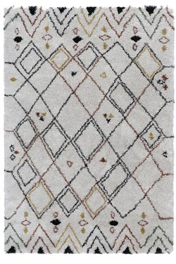 Tapis Berber Farandole safran 160x230. Edito Paris. 