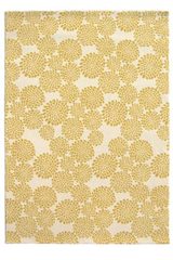 Tapis Blooming Flower jaune 135x190. Edito Paris. Tapis Blooming Flower jaune 135x190. Edito Paris.