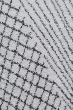 Polymagoo tapis gris à motifs géométriques 135x190. Edito Paris. 