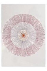 Tapis Pissenlit Rouge 135x190. Edito Paris. Tapis Pissenlit Rouge 135x190. Edito Paris.