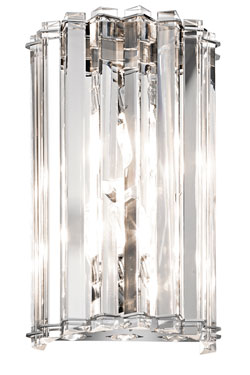 Applique pour salle de bain  en cristal taillé Crystal Skye . Elstead Lighting. 