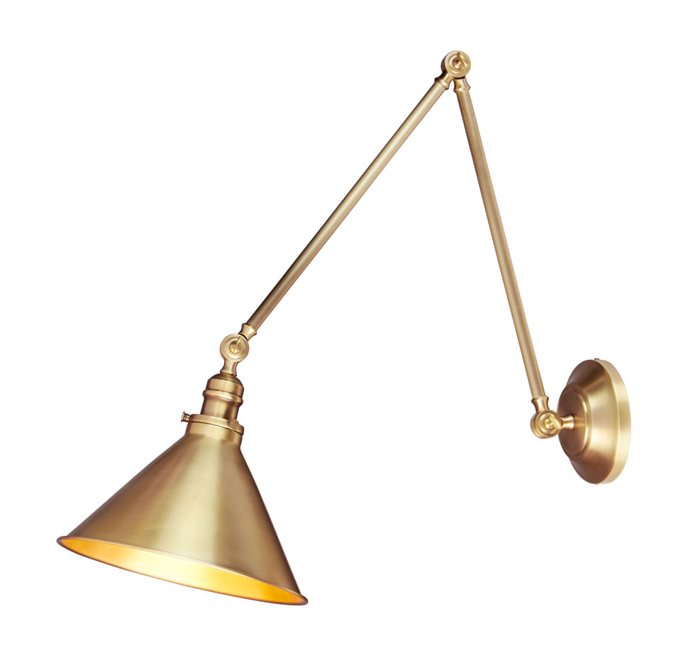 Applique rétro en laiton vieilli Provence Luminaires Elstead made in England Réf. 18010058