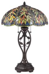 Belle lampe de table Art Nouveau feuillage. Elstead Lighting. Belle lampe de table Art Nouveau feuillage. Elstead Lighting.