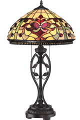 Lampe de table Tiffany en bronze impérial. Elstead Lighting. Lampe de table Tiffany en bronze impérial. Elstead Lighting.