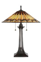 Lampe de table Tiffany verre orangé Alcott. Elstead Lighting. Lampe de table Tiffany verre orangé Alcott. Elstead Lighting.
