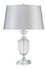Lampe de table vase rond transparent Antonia. Elstead Lighting. Lampe de table vase rond transparent Antonia. Elstead Lighting.
