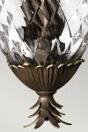  Suspension ananas en verre Plantation. Elstead Lighting. 