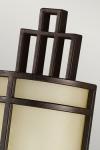 Fusion applique géométrique finition bronze vieilli. Elstead Lighting. 