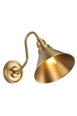 Applique dorée en laiton vieilli Provence. Elstead Lighting. 
