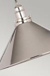 Provence suspension monte-et-baisse argentée. Elstead Lighting. 