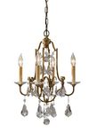 Lustre classique collection Valentina 4 lumières. Elstead Lighting. 