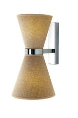 Applique diabolo chrome et lin Divina. Estro. Applique diabolo chrome et lin Divina. Estro.