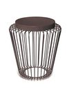 Cage lanterne sur batterie jaune. Estro. 