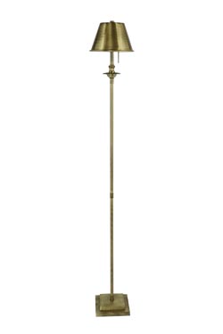 Kuma gold-plated battery-powered floor lamp. Estro. 