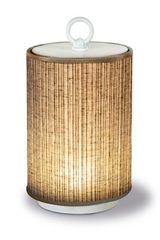 Cordless lantern starlet in dark beige cotton. Estro. Cordless lantern starlet in dark beige cotton. Estro.