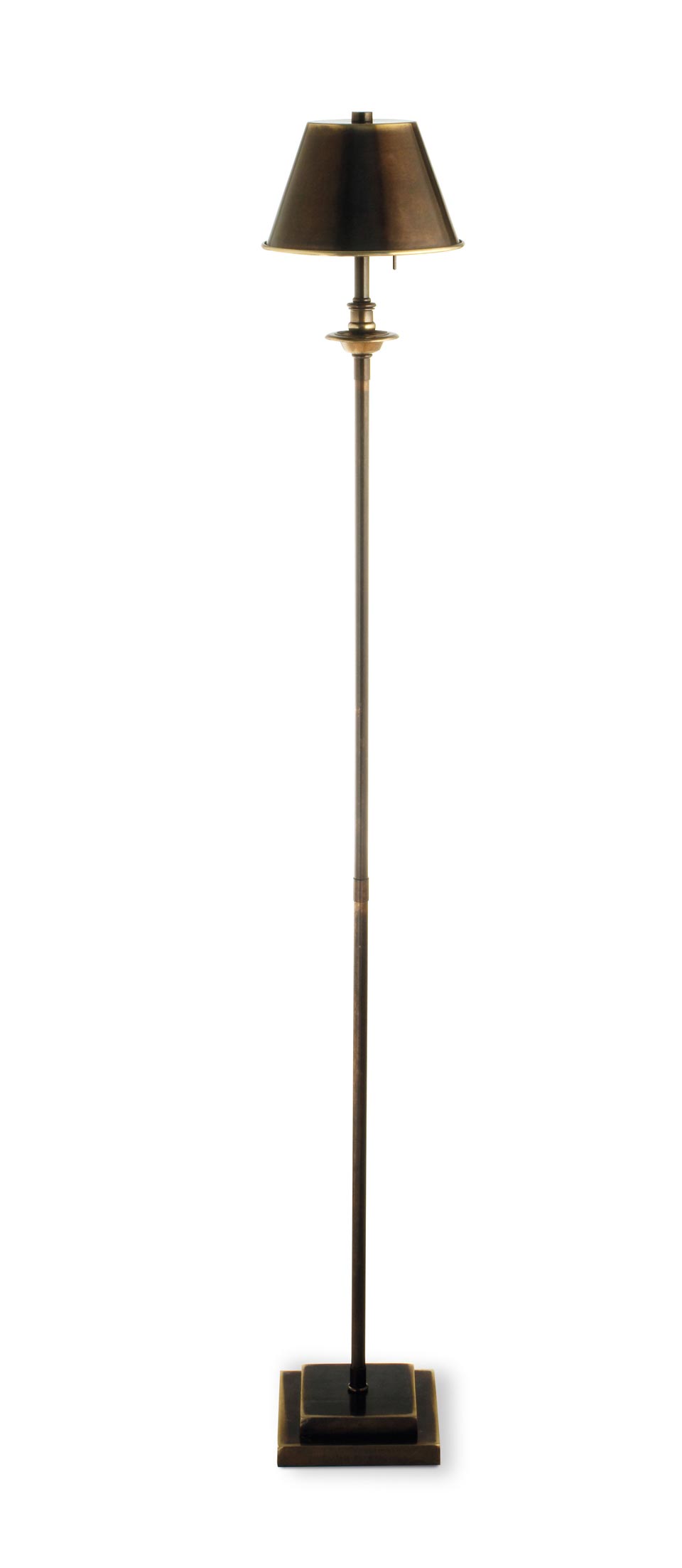 Kuma lampadaire portable bronze patiné. Estro. 