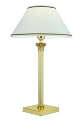 Lampe de table en bronze poli Principe. Estro. Lampe de table en bronze poli Principe. Estro.