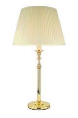 Lampe en bronze poli abat-jour blanc Nuguria. Estro. Lampe en bronze poli abat-jour blanc Nuguria. Estro.