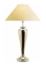 Lampe en céramique platine Wetar modèle allongé. Estro. Lampe en céramique platine Wetar modèle allongé. Estro.