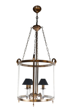 Lanterne classique en bronze 4 lumières Sally. Estro. 