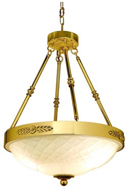 Creta golden pendant light. Estro. 