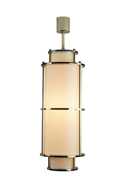 Suspension lampion en laiton poli Annie. Estro. 
