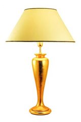 Gold leaf lamp on ceramic Wetar. Estro. Gold leaf lamp on ceramic Wetar. Estro.