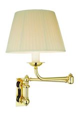 Adjustable double arm wall lamp in polished bronze with two arms Nuguria. Estro. Adjustable double arm wall lamp in polished bronze with two arms Nuguria. Estro.