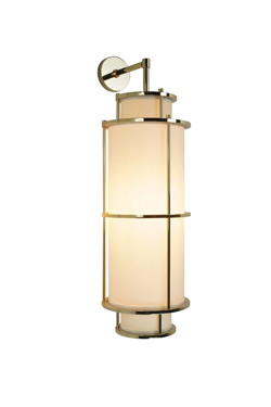 Annie Art Deco wall light in gilded metal. Estro. 