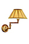 Wall lamp orientable bronze fluted pleated lampshade Deimos. Estro. 