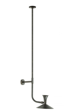 Large black wall lamp Dalia. Estro. 