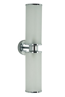 Layla 2-light glass tube wall light. Estro. 