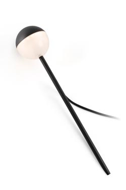 Black Outdoor Beacon Ball Shape LED Lighting Piccola . Faro. 