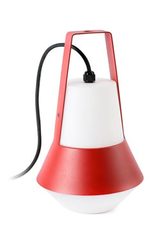 Cat outdoor portable red aluminum lamp . Faro. Cat outdoor portable red aluminum lamp . Faro.