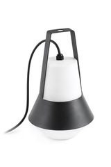 Cat small outdoor lamp in black aluminum. Faro. Cat small outdoor lamp in black aluminum. Faro.