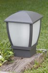 Lantern garden lamp curved shape. Faro. 