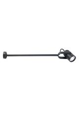 Black exterior wall light with narrow beam. Faro. Black exterior wall light with narrow beam. Faro.